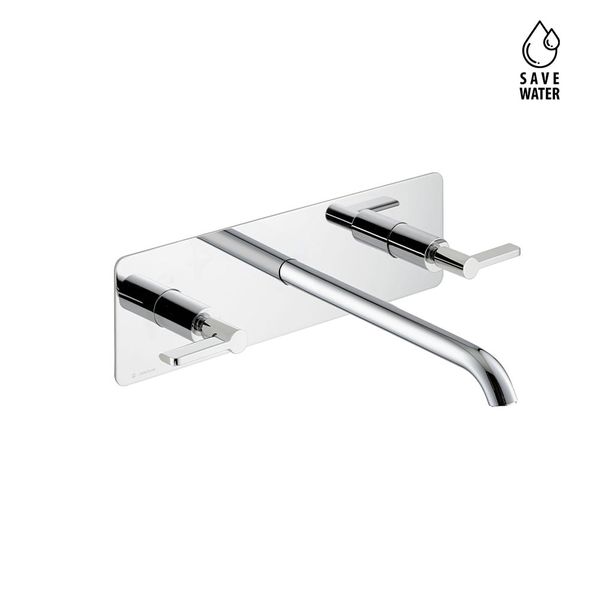  Vòi chậu rửa mặt ba lỗ gắn tường dài 230mm Blink Chic - 71023E 