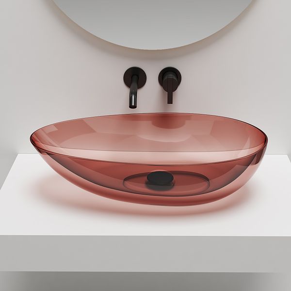  Chậu lavabo đặt bàn trong suốt - 75TA-AX 