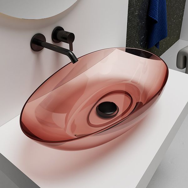  Chậu lavabo đặt bàn trong suốt - 75TA-AX 