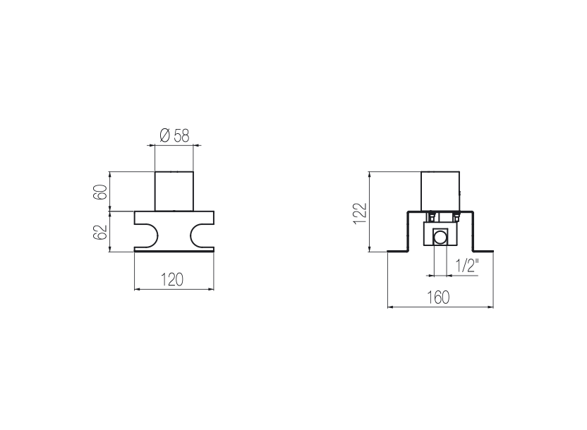  Vòi chậu lavabo chân dài gắn sàn bằng stainless steel Toox - TXQ97 