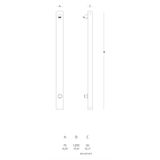  Sen cây gắn tường ngoài trời bằng AISI 316L stainless steel (chống thời tiết đại dương) - AQA82 