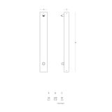  Sen cây gắn tường ngoài trời bằng AISI 316L stainless steel (chống thời tiết đại dương) - AQA83 