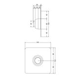  Sen vòi ngoài trời gắn tường tự tắt nước ss316 marine grade stainless steel - Raren Time 