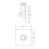  Sen vòi ngoài trời gắn tường tự tắt nước ss316 marine grade stainless steel - Ramia Time 