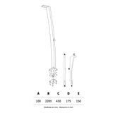  Sen cây ngoài trời nước lạnh bằng AISI 316L stainless steel (chống thời tiết đại dương) - AQA84 