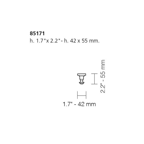  Móc treo áo phòng tắm ø42mm Scala - 85171 