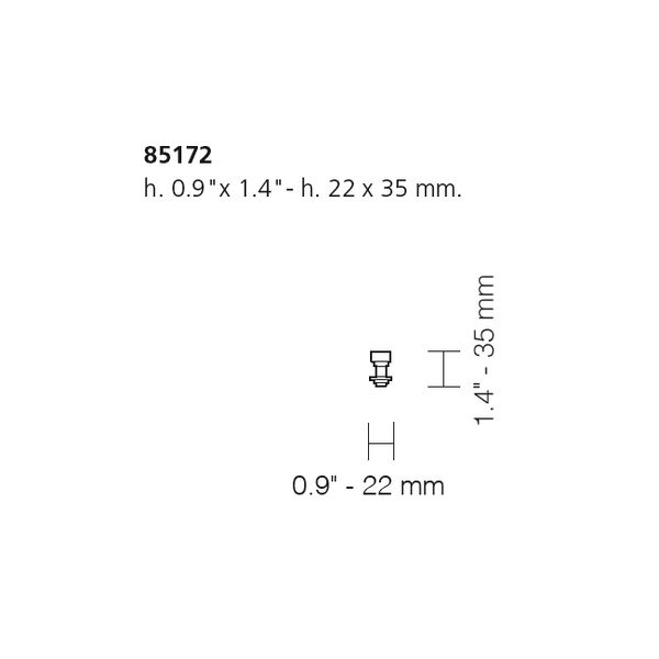  Móc treo áo phòng tắm ø22mm Scala - 85172 