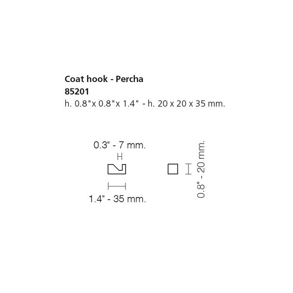 Móc treo áo phòng tắm Serie Black - 85201 