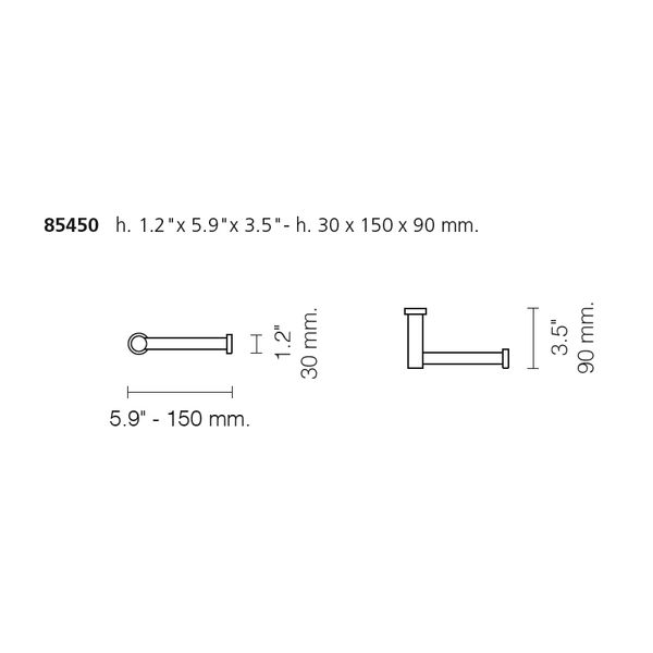  Lô giấy vệ sinh không nắp chụp Gaudi - 85450 