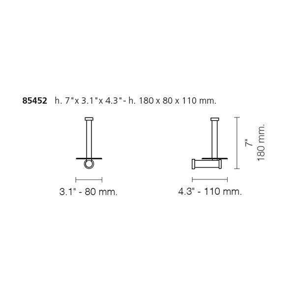  Lô giấy vệ sinh không nắp chụp Gaudi - 85452 