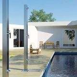  Sen cây ngoài trời bằng AISI 316L stainless steel (chống thời tiết đại dương) có vòi rửa chân - AQA86 