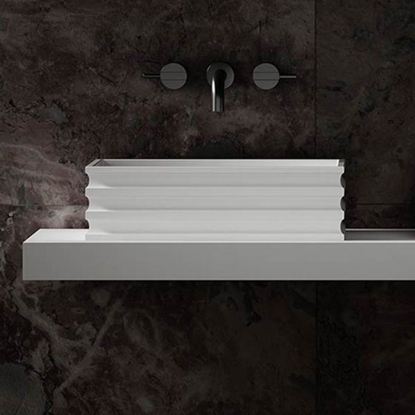  Chậu lavabo đặt bàn bằng solid surface - 8805 