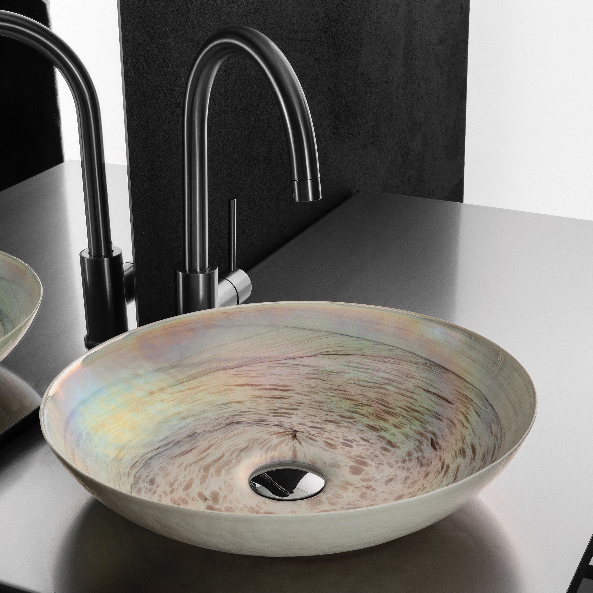  Chậu lavabo vỏ sò đại dương Murano 8821 Sand 