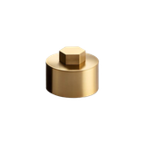  Hũ đựng bông tẩy trang bằng đồng Geometric - 88494 