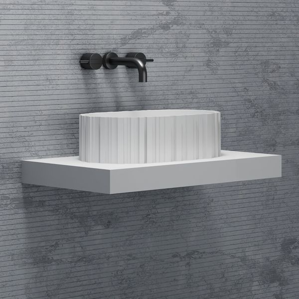  Chậu lavabo đặt bàn bằng solid surface - 8851 