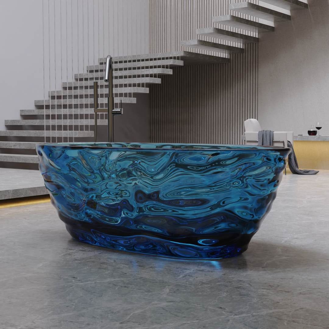  Bồn tắm trong suốt - 8851-Blue 