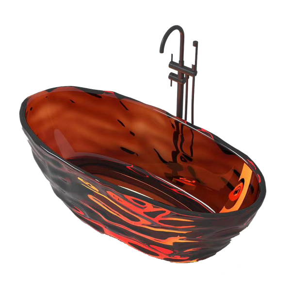  Bồn tắm trong suốt - 8851-Orange 