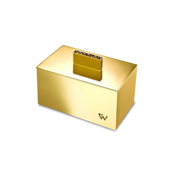  Hũ tăm bông nạm pha lê Swarovski Star Light Square - 88519 