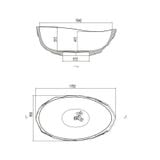  Bồn tắm trong suốt - 8852-Red 