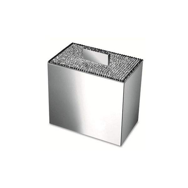  Hũ đựng bông tẩy trang nạm pha lê Swarovski Star Light Square - 88528 