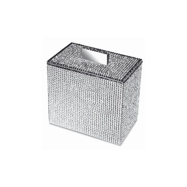  Hũ đựng bông tẩy trang nạm pha lê Swarovski Star Light Square - 88530 