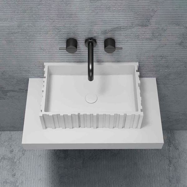  Chậu lavabo đặt bàn bằng solid surface - 8855 
