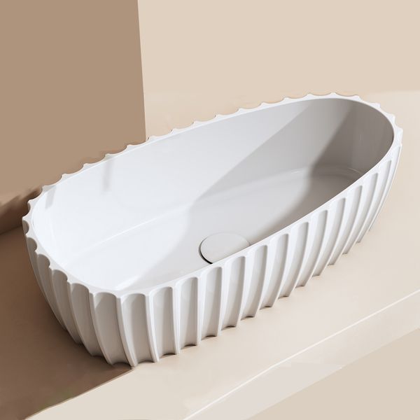  Chậu lavabo đặt bàn bằng solid surface - 8875 