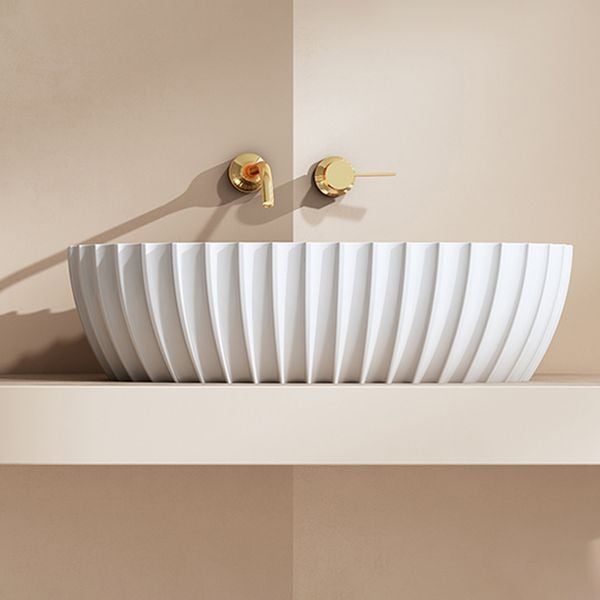  Chậu lavabo đặt bàn bằng solid surface - 8875 