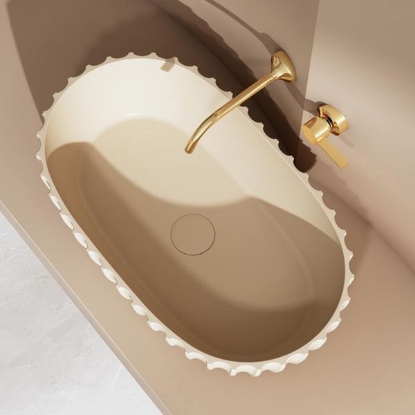  Chậu lavabo đặt bàn bằng solid surface - 8877-59 