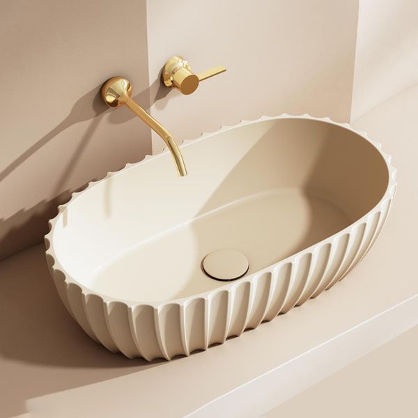  Chậu lavabo đặt bàn bằng solid surface - 8877-59 