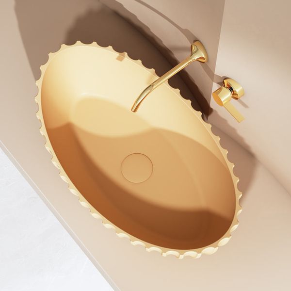  Chậu lavabo đặt bàn bằng solid surface - 8878-50 