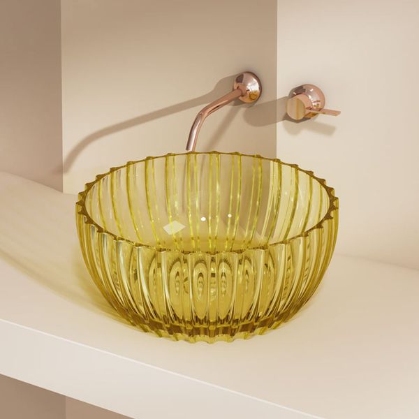  Chậu lavabo đặt bàn trong suốt - 8879TA 