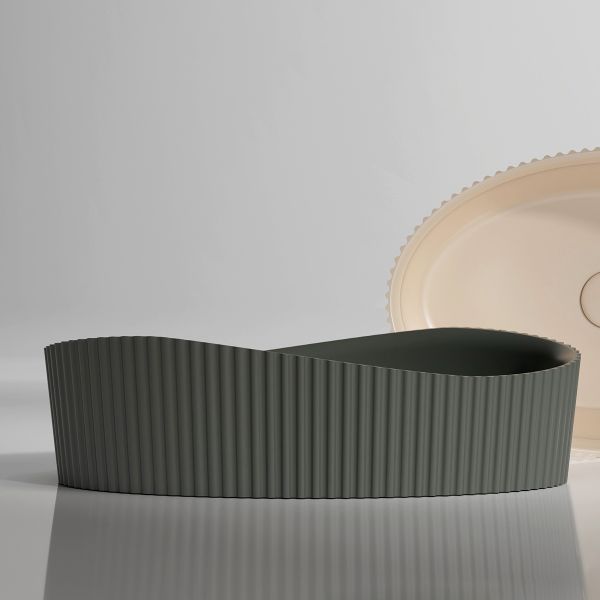  Chậu lavabo đặt bàn bằng solid surface - 8881A 