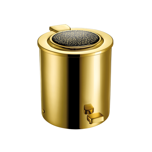  Thùng rác phòng tắm có nắp chụp nạm pha lê Swarovski Gaudi - 89100 