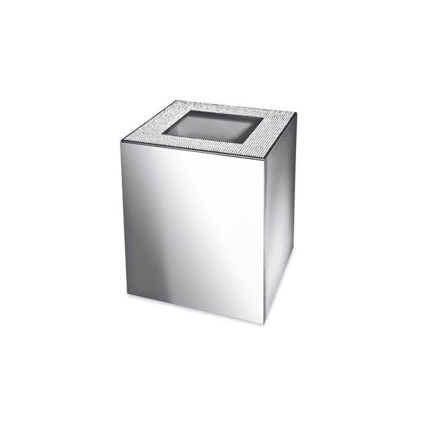  Thùng rác phòng tắm không nắp chụp nạm pha lê Swarovski Star Light Square - 89157 