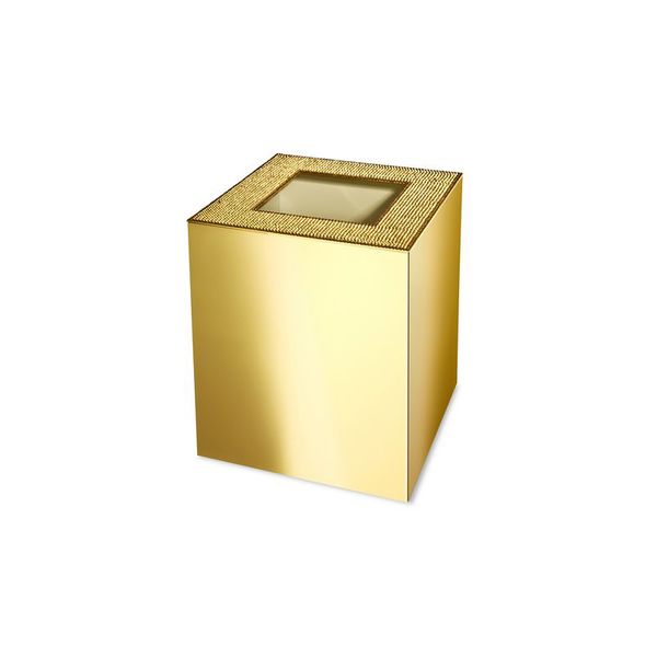  Thùng rác phòng tắm không nắp chụp nạm pha lê Swarovski Star Light Square - 89157 