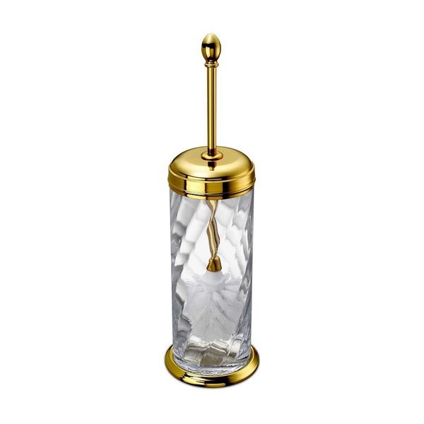  Cọ chà vệ sinh toilet có nắp che bằng pha lê Spiral - 89804 