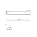  Móc treo giấy vệ sinh không nắp chụp bằng 304 stainless steel Biane - RN9086 