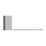  Móc treo giấy vệ sinh không nắp chụp bằng 304 stainless steel Biane - RN9086 