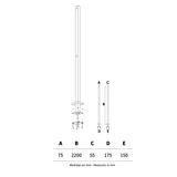  Sen cây ngoài trời nước lạnh bằng AISI 316L stainless steel (chống thời tiết đại dương) - AQA91 