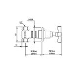  Vòi sen âm tường điều chỉnh nhiệt độ bát sen Ø210mm có vòi sen cầm tay cổ điển bằng đồng Zéphyr - 16003 
