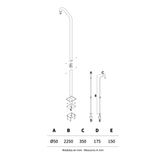  Sen cây ngoài trời bằng AISI 316L stainless steel (chống thời tiết đại dương) - AQA93 
