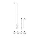  Sen cây ngoài trời nước lạnh bằng AISI 316L stainless steel (chống thời tiết đại dương) - AQA98 