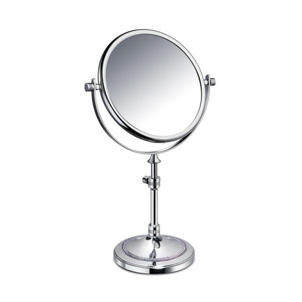  Gương trang điểm để bàn nạm pha lê Swarovski Shine Light Round - 99542 