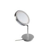  Gương trang điểm để bàn có đèn LED ánh sáng trắng ấm, Ø210mm Windisch - 99624 