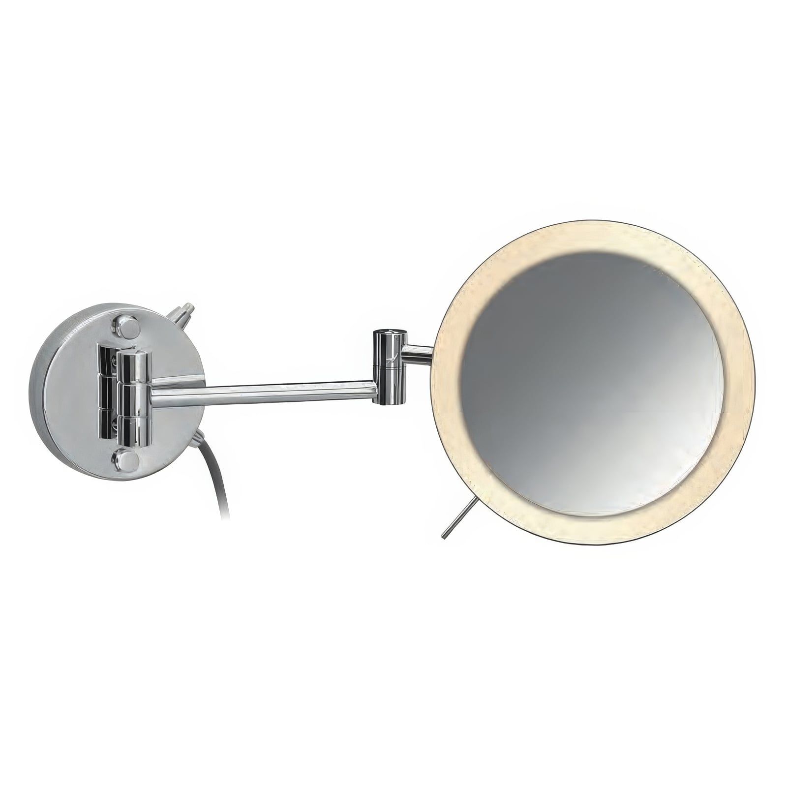  Gương trang điểm treo tường Ø200mm LED lạnh/ấm Windisch - 99650-2/99654-2 