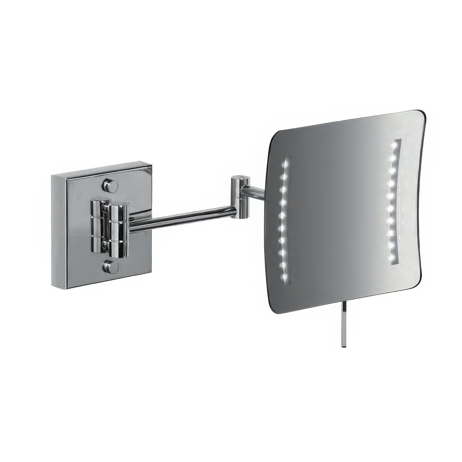  Gương trang điểm treo tường hình vuông Windisch - 99657-2 