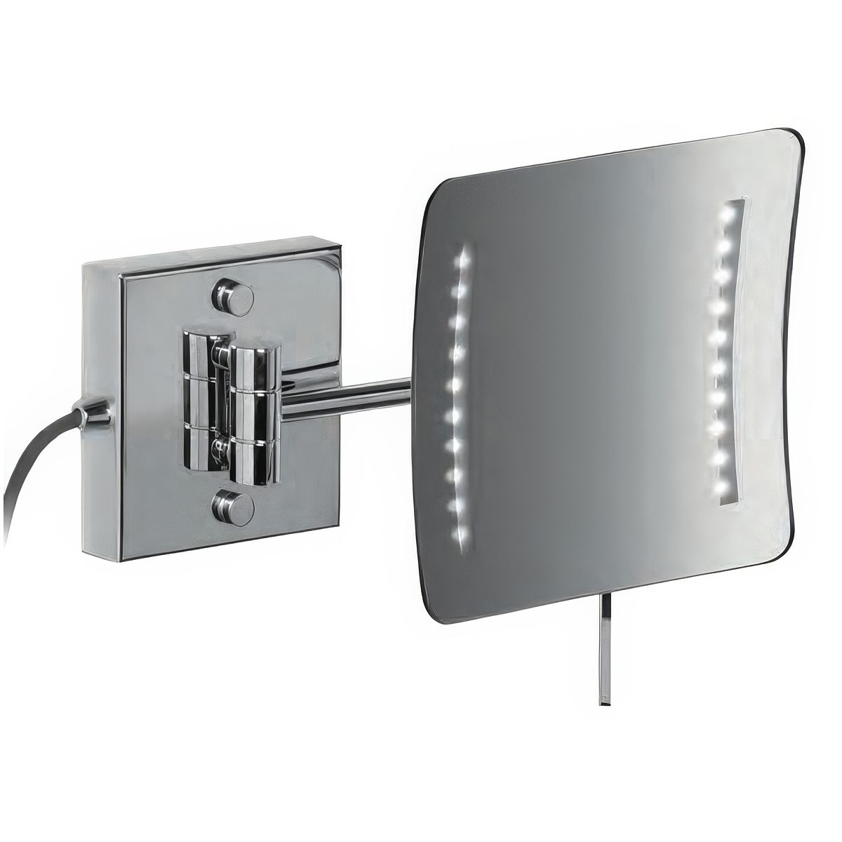  Gương trang điểm treo tường hình vuông Windisch - 99657-1 