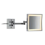  Gương trang điểm treo tường hình vuông LED lạnh/ấm Windisch - 99667-2/99659-2 