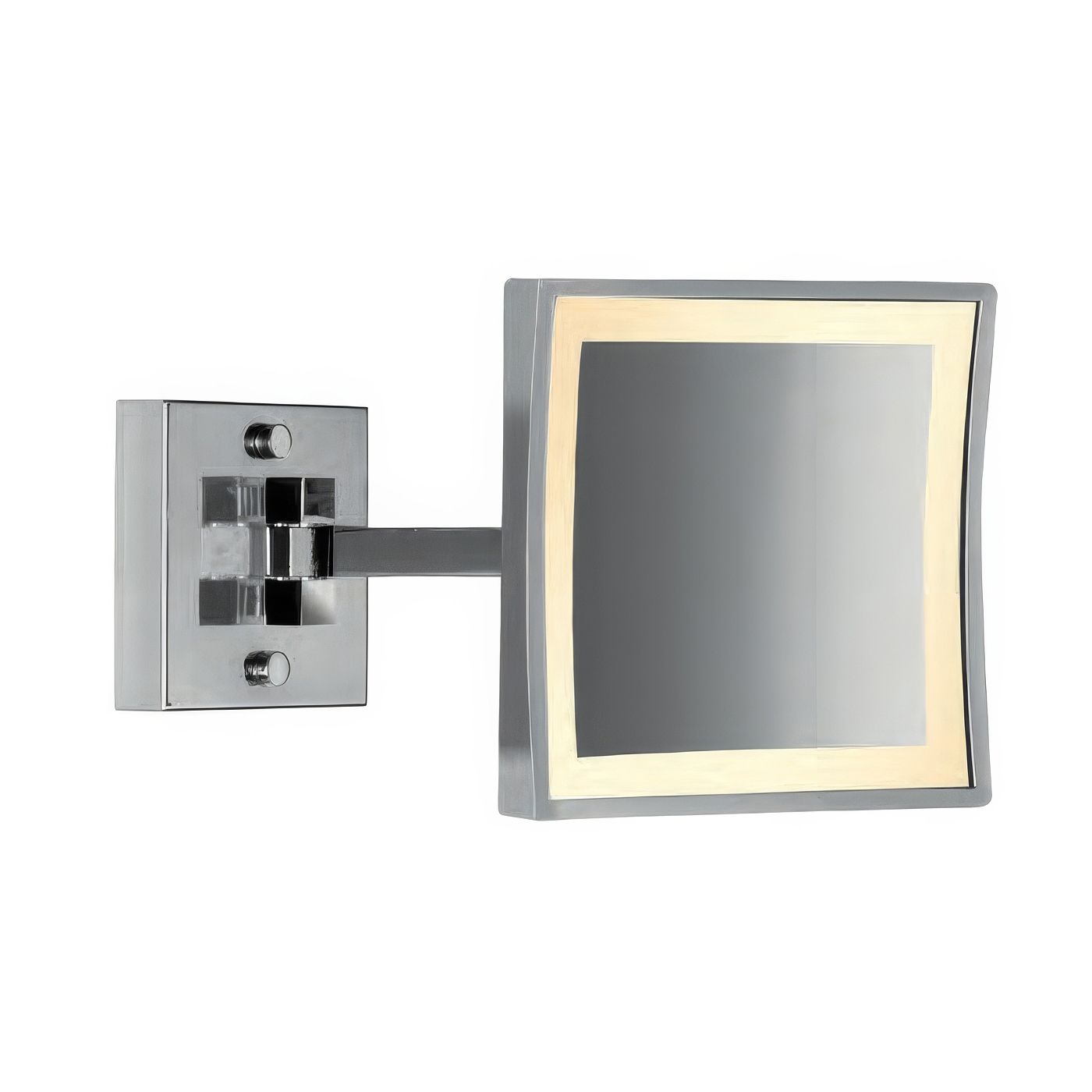  Gương trang điểm treo tường hình vuông LED lạnh/ấm Windisch - 99667-1/99659-1 